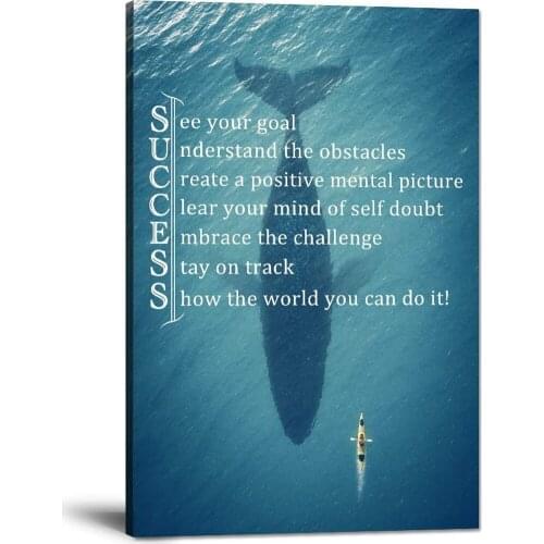 Inspirational Canvas Wall Art Inspirational Entrepreneur Poster Printing Artwork Painting Living Room Bedroom Offic