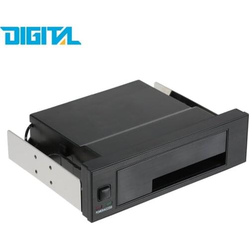 Internal Single Bay Mobile Rack Enclosure with LED Indicator Light Support Hot-swap for 2.5/3.5inches SATA HDD SSD