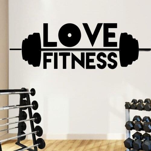 Funny Weightlifting Quote Wall Decal Wallpaper For Fitness Room Wall Stickers Office Room Decor Sticker Decals