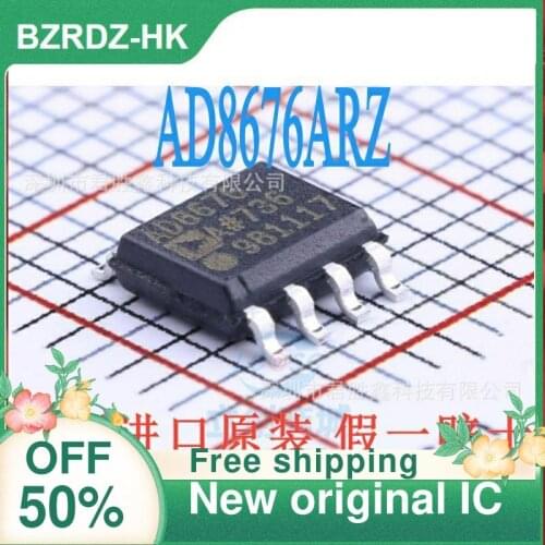 2-10PCS/lot AD8676 AD8676A AD8676ARZ AD8676AR SOP8 New original IC