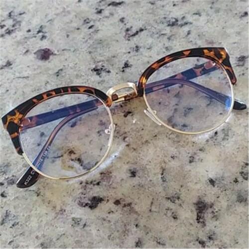 Anti blue light For Cat Eyes Mens Glasses Women Transparent Spectacle Frame Anti-fatigue radiation Retro Sleep aid Eyewear