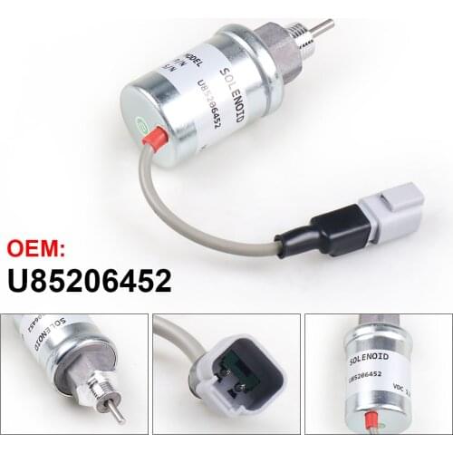 Electrical 12V Shut Off Solenoid for Perkins 402D 403D 404D 404C 403C U85206452