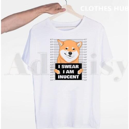 Shiba Inu Japanese Doge Kawaii Cute New Fashion Hip Hop T Shirt Men Women Harajuku T-Shirts Print Tees Tops