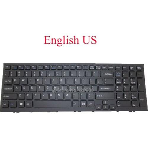 Laptop US Keyboard For SONY For VAIO VPC-EH VPCEH 148970871 AEHK1H00010 V116646E 148971355 AEHK1700081 English new