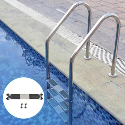 Swimming Pool Ladder Steps Stainless Steel Replacement Anti Slip Ladder Non-Slip Pedal Swimming Pool Accessories Without Armrest