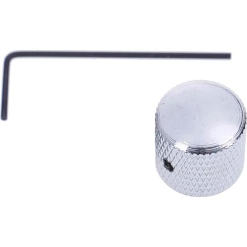 Electric guitar metal volume knob Bass Volume Button Perforated iron knob Volume knob switch cap Musical instrument accessories