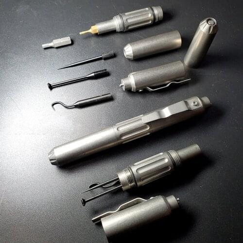 Titanium alloy multi-function tool life-saving survival home Outdoor Adventure camping Multitasker