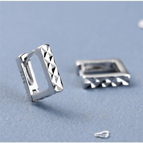 Trendy Women Silver Plated Earrings Jewelry Female Personality Lathe Flower Hoops Earring Girls Party Accessories