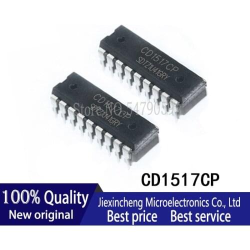 10PCS CD1517CP CD1517 DIP18 New original