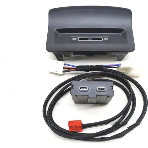OEM Rear Seat Type C Socket Armerst USB Adapter for Skoda Kodiaq Karoq 5QD 035 726 L