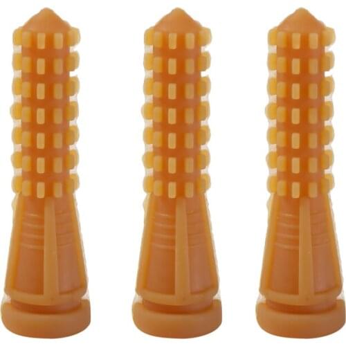 50 Pcs Poultry Plucking Fingers Hair Removal Machine Glue Stick Chicken Plucker Beef Tendon Material Corn Rod Removal Stick 2021