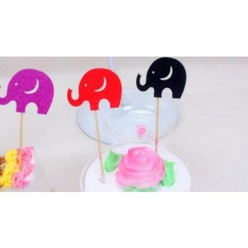 Party Favors 2018Hot Sell baby shower decorations Blue kids themed cupcake toppers cup cake topper supplies