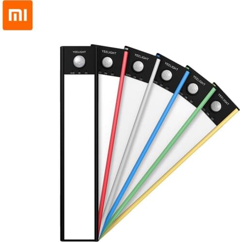 Xiaomi Mijia Cabinet Induction Lamp Smart Wireless Body Motion Sensor USB-C Metal Wall Night Lights For Kitchen Indoor Wardrobe