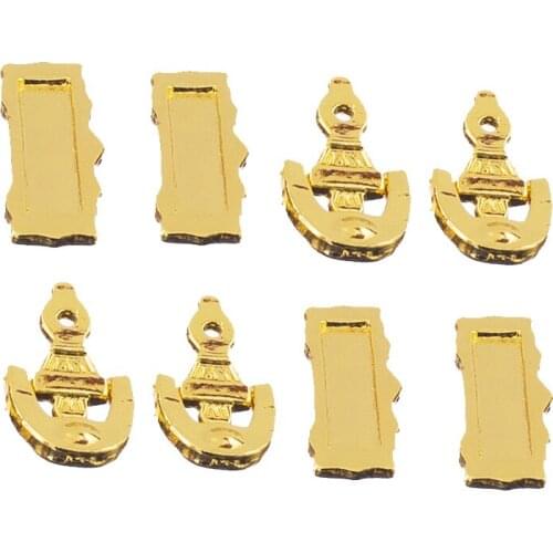 1:12th Scale Dollhouse Miniature Georgian Style Door Knocker and Letter Slot DIY Mini House Accessories