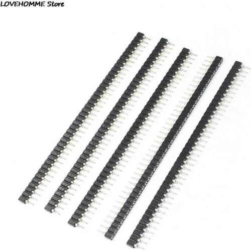 1pcs Practical New Strip Tin PCB Female IC Breakable 40pin Single Row Round Header Socket