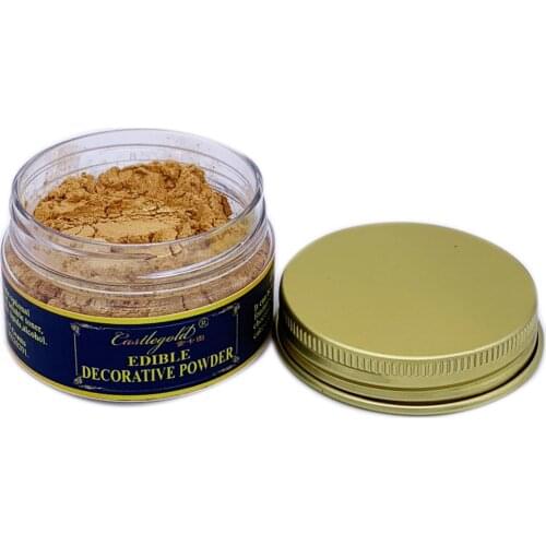 15g Edible Food coloring Gold Powder Coating for decorate Chocolate and cake , Arts food decoration ,fondant pigment