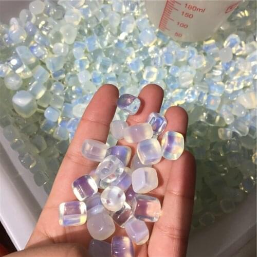 50g Cute Natural Small Cube Opal Crystals Quartz Gravels Stone Minerals Specimen Natural Quartz Crystals