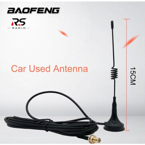 BAOFENG High Gain Antenna for BF-888S UV-5R Car Used Auto Magnet Outdoor Activity Necessary Accessories cb radio station RG-174