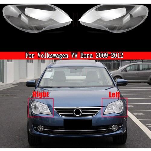 Car Headlight Cover Lens Glass Shell Front Headlamp Transparent Lampshade Auto Light For Volkswagen VW Bora 2009 2010 2011 2012