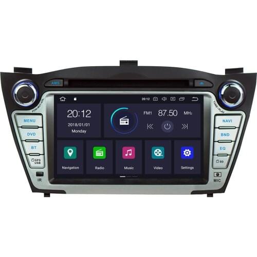 Aotsr Android 10.0 4GB+64GB Car Radio GPS Navigation DSP For Hyundai IX35 Tucson 2009-2015 Car Auto Stereo Multimedia DVD Player