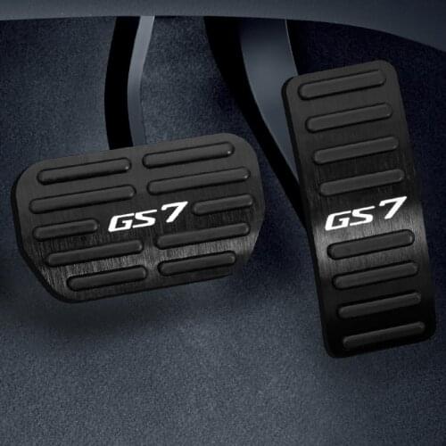 Car Styling Accelerator Pedal Brake Pedals Non Slip Cover Case Pads Trim For Trumpchi GS8 GS7 2017 2018 2019 2020 AT Accessories
