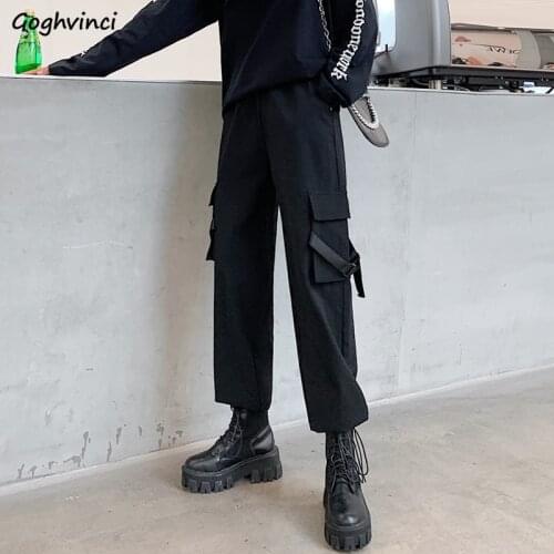 Cargo Pants Women Harajuku Plus Size S-4XL Streetwear Cool New Designer All-match Daily Students Stylish Korean Style Female Ins