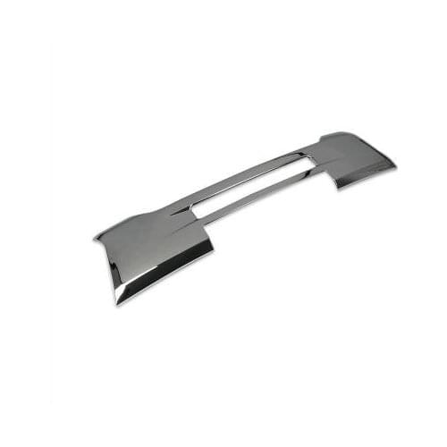 For Mitsubishi Outlander 2013-2018 ABS Chrome Fiber Front Grille Cover Trim Decoration Auto Exterior Accessories 1pcs