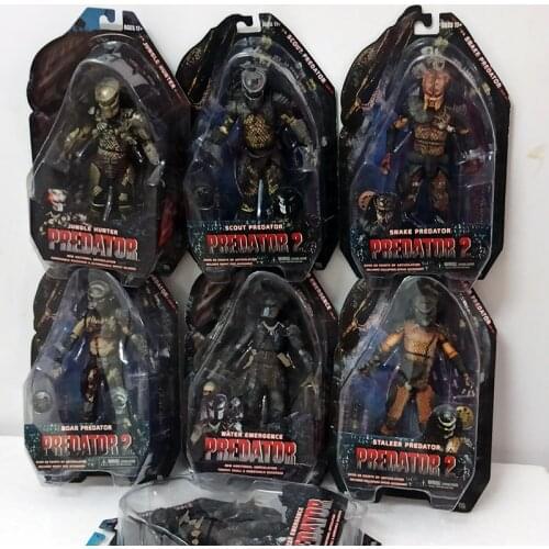 Predator Figure Celtic Masked Scar Boar Snake Guardian Predator Stalker Shaman Lost Jungle Demon City Hunter Neca Alien Figure