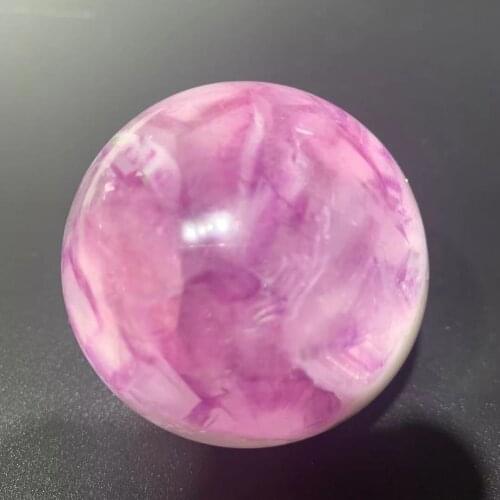 New!!!!!Natural watermelon-colored fluorite balls, home decor, feng shui, therapy