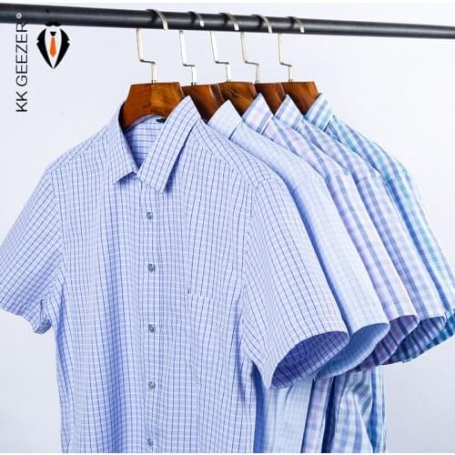 Мужские рубашки с коротким рукавом KK GEEZER China At AliExpress