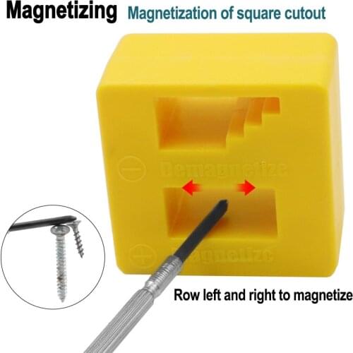 Multifunctional screwdriver plus magnetic device dual-use degausser mini batch screw fast magnetizing machine degaussing machine