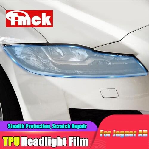 For Jaguar F-Pace X761 XE X760 XF X260 E-PACE XJ X351 F-Type X152 Car Headlights TPU HD Transparent Protector Film Accessories