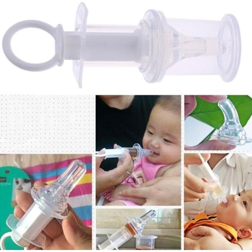 Syringe design Baby Infant Clear Syringe Pacifier Medicine Dropper Dispenser Water Milk Feeder easier control medicine amount