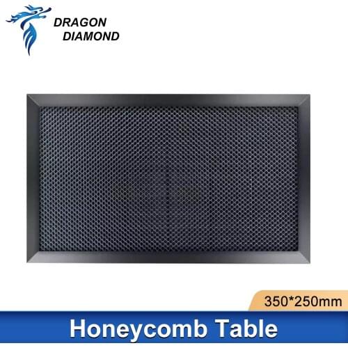 DRAGON DIAMOND Laser Honeycomb Working Table 350X250mm Board Platform Customizable Size Co2 Laser Air Assist For Laser Engraver