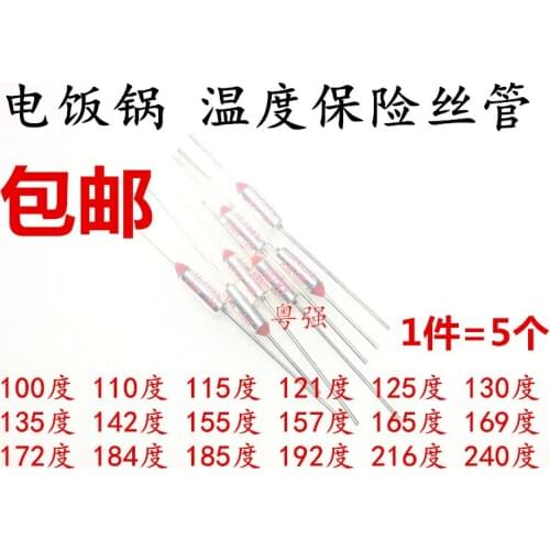 TF thermal fuse RY-60 65 72 80 95 105 112 120 125 142 155 169 172 185 192 216 240 280 300degrees