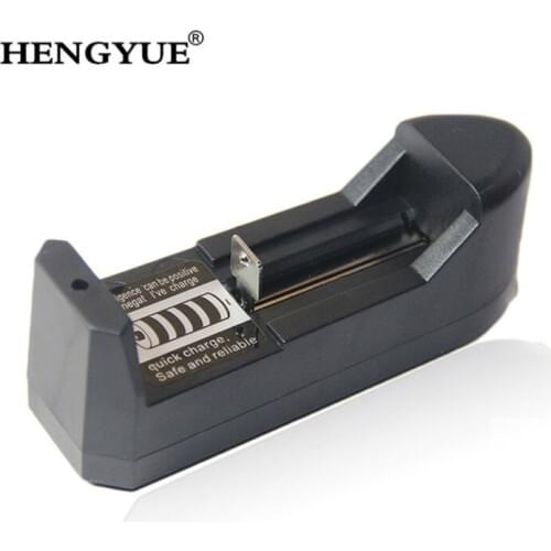 Mini Universal Battery Charger Wall Travel Single 18650 Charger US Plug For 3.7V CR123A 14500 Li-ion Rechargeable Battery