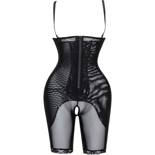 Body Control Shapewear Butt Lifter Sexy Bodysuit Shaper Tummy Control Panties Strapless Postpartum Shapewear Slim Zipper Hook