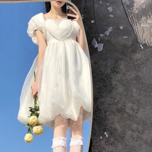 Japanese Kawali Lolita Dress Women Sweet Elegant Designer Cosplay Princess Dress Female High Treet Party Y2K Cute Dress 2021 New