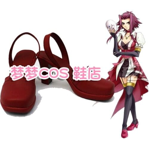 Yu-Gi-Oh! Akiza Izinski Brown Cosplay Boots Shoes Custom Made Halloween Carnival Accessories