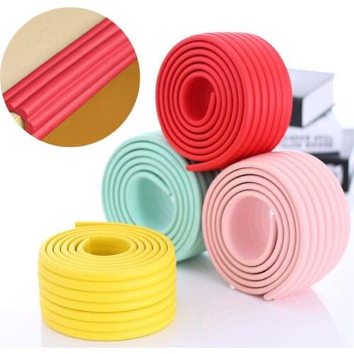 2M Baby Safety Child Protection Table Desk Edge Guard Home Cushion Protector Children Bar Thicken Bumper Strip With Sticky Tape