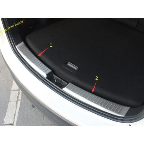 Rear Tail Trunk Bumper Sill Plate Protection Plate Trunk Guard Cover Trim More Protection Fit For Mazda CX5 CX-5 2013 - 2016