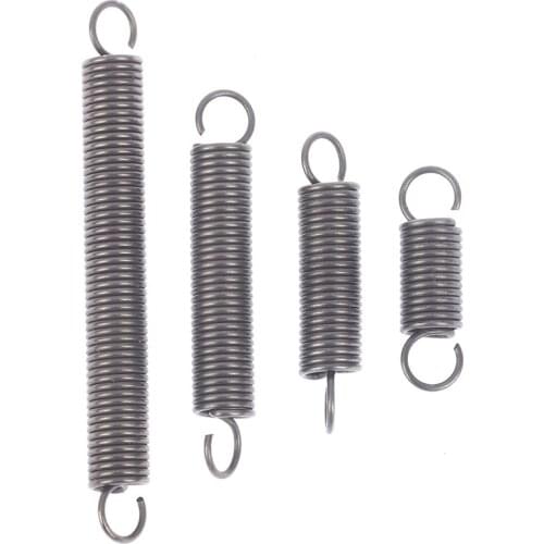 1Pc Extension Tension Spring Springs Steel Hook Expansion Spring Wire Dia 1.0mm Hardware Accessories