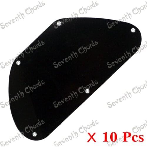 10 Pcs HC-1014 Black Plastic Bass Guitar Cavity Cover Cover Back Plate Wiring BackPlate Guitar Pickguard