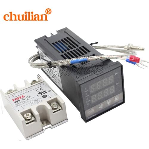 3-in-1 Digital Temperature Controller Thermostat REX-C100