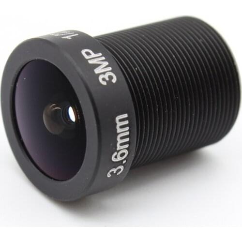 X2pcs HD 3mp 3.6mm 128 Degrees Wide Angle CCTV IR Board Lens 3.0MP IP Lens M12 for Security IP camera
