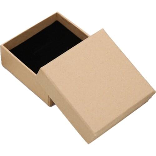 Cowhide Carton Jewelry Box Bracelet Box Earring Box Jewelry Box