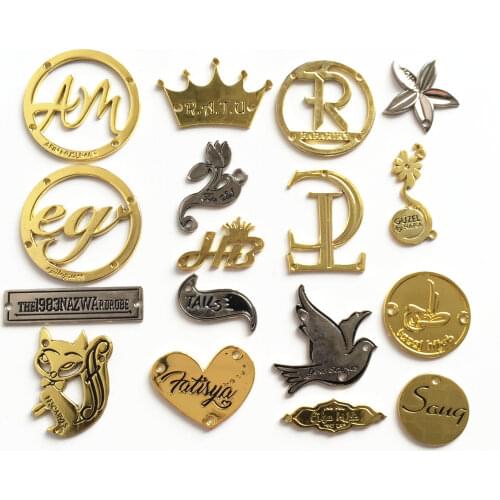 Metal Labels Alloy Custom Logo Sewing Badge For Clothes/Bags/Shoes