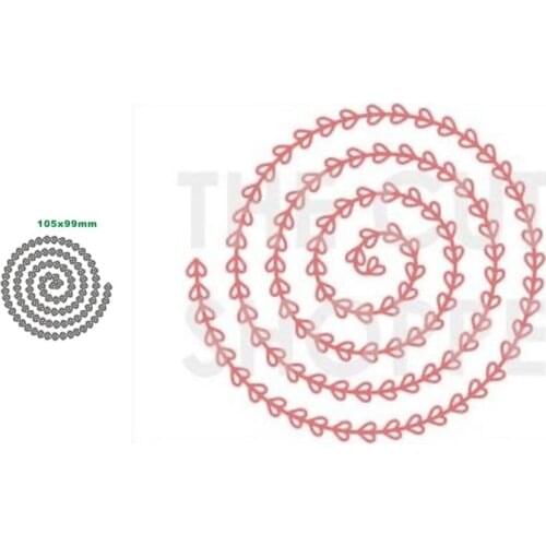 Metal Cutting Dies Leaf Ring Stencils for DIY Album Paper Card Decorative Craft Die Cuts 2021 New