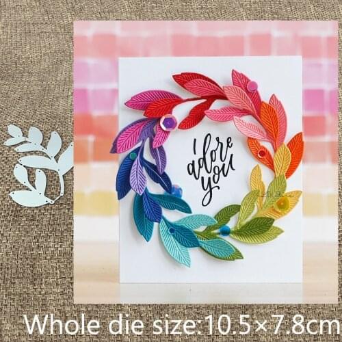 New Design Craft Metal stencil mold Cutting Dies leaves decoration scrapbook die cuts Album Paper Card Craft Embossing