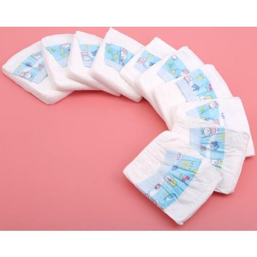 Pet Cat Dog Disposable Diaper 10 Pieces Non-woven Fabrics Absorb Water Strongly Healthy And Safe Pet Diaper